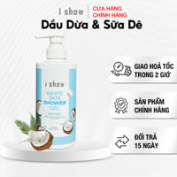 Sữa Tắm Trắng Sáng Da Dưỡng Ẩm Từ Dừa Và Sữa Dê - IShow White Skin Shower Gel 500ml