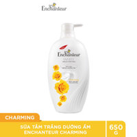 Sữa tắm trắng và dưỡng ẩm Enchanteur Charming white creamy body wash 650gr