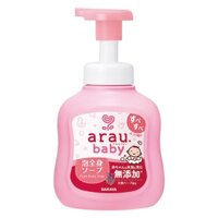 Sữa tắm trẻ em Arau baby Chai 450ml, Hàng Nội Địa Nhật Bản
