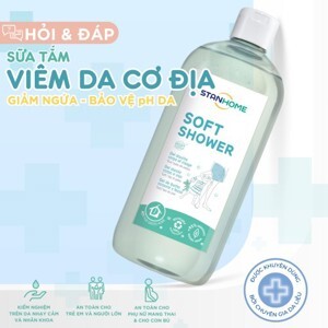 Sữa tắm trị mụn không xà phòng Stanhome Soft Shower 400ml