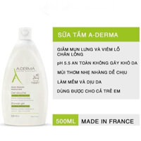 Sữa tắm trị mụn lưng A-derma