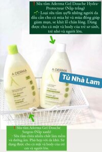 Sữa tắm trị mụn lưng và viêm lỗ chân lông ADERMA 500ml