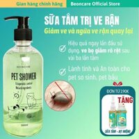 Sữa tắm Trị ve rận bọ chét Beoncare Hiệu quả ngay từ lần đầu tắm an toàn cho chó mèo sơ sinh
