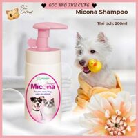 Sữa tắm trị viêm da cho chó mèo Micona 200ml