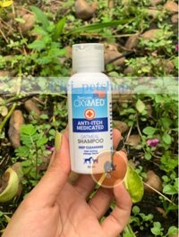 Sữa tắm trị viêm da nấm da cho chó mèo Oxymed 50ml (Xuất xứ Mỹ)