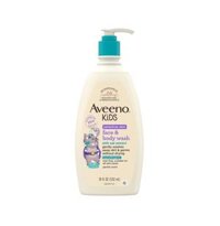 Sữa tắm và rửa mặt cho bé AVEENO Kids' Face and Body Wash Sensitive skin 532mL
