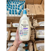 Sữa tắm và rửa mặt cho bé Aveeno Kids' Face And Body Wash dành cho da nhạy cảm 18Oz 532ml