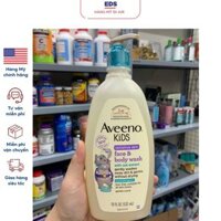 Sữa tắm và rửa mặt dành cho trẻ em Aveeno Kids Face & Body Wash - EDS Hàng Mỹ