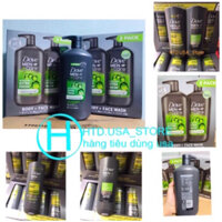 Sữa tắm và rửa mặt Dove Men Care Extra Fresh 532ml Của Mỹ