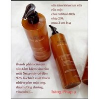 Sữa tắm và sữa rửa mặt 2in1 Nuxe 400ml