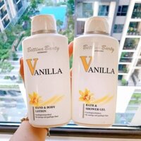 Sữa tắm vanilla hương hoa vani kết hợp nước hoa pháp hàng chính hãng