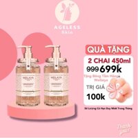 Sữa tắm Weilaiya Hoka Store Chính Hãng Trắng Da Dưỡng Ẩm Thơm Lâu 450ml