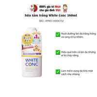 Sữa tắm White Conc trắng da 360ml