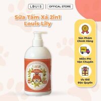 Sữa Tắm Xả Cho Chó Mèo 2in1 Louis LILY 250-500ml Kiêm Dầu Xả Thú Cưng Chính Hãng