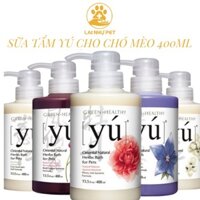 Sữa tắm Yú cho chó mèo các loại 400ml LAI NHỰ PET