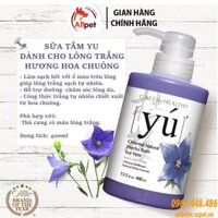 SỮA TẮM YU CHO CHÓ MÈO LÔNG TRẮNG, sữa tắm nước hoa lưu hương lâu.