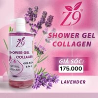 Sữa tắm Z9 bao thơm 580ml tặng kèm sửa rửa mặt Z9 bất kì trị giá 75k