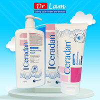 Sữa tắm/rửa mặt dưỡng ẩm Ceradan Moisturising Body Wash 280ml