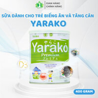 Sữa Tăng Cân Cho Bé Dành Cho Bé Biếng Ăn Hỗ Trợ Bé Tăng Cân Và Khả Năng Hấp Thụ YARAKO PREMIUM PEDIA