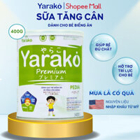 Sữa Tăng Cân Cho Bé YARAKO PREMIUM PEDIA Dành Cho Trẻ Biếng Ăn Và Tăng Cân Nặng Hộp 400g
