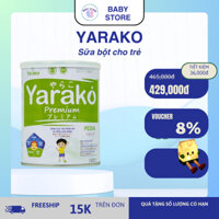 Sữa Tăng Cân Cho Bé YARAKO PREMIUM PEDIA Hộp 400g - Tăng Khả Năng Hấp Thu Cho Trẻ Biếng Ăn