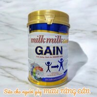 Sữa Tăng Cân hiệu quả cho người gầy Milkmilk Gain lon 900g