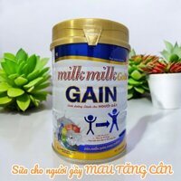 Sữa TĂNG CÂN Milkmilk Gain lon 900g dành cho người gầy, thích hợp mọi lứa tuổi