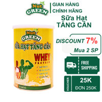 Sữa Tăng Cân Tăng Cơ Hữu cơ, Ngũ Cốc Tập GYM Nutgreen Bổ sung Dinh Dưỡng Mix 30 Loại Hạt Cao Cấp