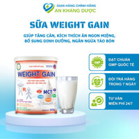 Sữa Tăng Cân WEIGHT GAIN Sữa Non Tăng Cân Cho Người Gầy, Bổ Sung Dinh Dưỡng, Tăng Cường Hấp Thu - Hộp 900G