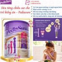 Sữa tăng chiều cao cho trẻ biếng ăn từ 1-10 tuổi Úc Pediasure Vanilla giúp phát triển cân đối chiều cao, cân nặng, trí não - QuaTangMe Extaste - Complete, Balanced Nutrition - 1 lon