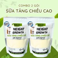 Sữa Tăng Chiều Cao Gấp 4 Lần Canxi HEIGHT GROWTH - Combo 2 Túi 1kg