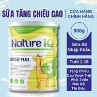 Sữa tăng chiều cao Nature IQ Grow Plus 900g cho bé từ 1 đến 18 tuổi, Sữa phát triển chiều cao và trí não cho bé .