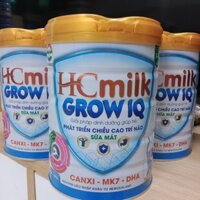 Sữa tăng chiều cao, phát triển trí não giúp trẻ cao lớn, khỏe mạnh, thông minh HC Milk Grow IQ 900g