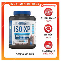 Sữa tăng cơ 100% Whey Protein Isolate Applied Nutrition Iso XP 1.8kg 72 Servings, không nóng trong, không nổi mụn