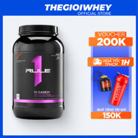 Sữa Tăng Cơ Cho Người Tập Gym Whey Protein Rule1 CASEIN (900g),,Hỗ Trợ Nuôi Cơ Phát Triển Cơ Ban Đêm