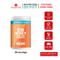 Sữa tăng cơ Clear Whey Isolate Myprotein vị nước trái cây siêu ngon 500g - Nutrition Depot Vietnam