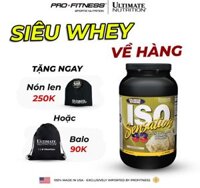 Sữa tăng cơ giảm mỡ Iso Sensation 93 Ultimate Nutrition kích thích tăng trưởng cơ nạc Hũ 910g - Vani - 2lbs