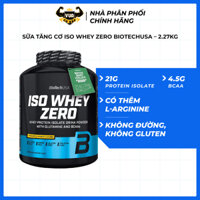 Sữa Tăng Cơ Iso Whey Zero BiotechUSA  2.27Kg - Strawberry