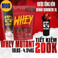 Sữa Tăng Cơ Mutant Whey Protein 10Lbs - Túi 4.54Kg - Vanilla