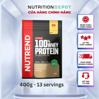 Sữa tăng cơ Nutrend 100% Whey Protein (Whey Protein Blend) - Túi 400g - Nutrition Depot Vietnam