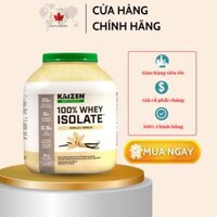 Sữa Tăng Cơ Whey Protein Isolate Kaizen vị Socola hoặc Vanilla (2kg) - Hàng order