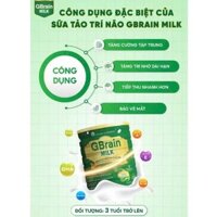 Sữa tảo trí não Gbrain Milk-Sữa non nhập khẩu Mỹ 650G