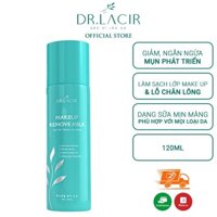 Sữa Tẩy Trang Drlacir Hộp 120ml,Giúp loại bỏ bụi bẩn,lớp makeup,Giúp làm sạch,co nhỏ lỗ chân lông,dưỡng trắng da