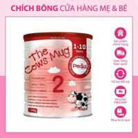 Sữa the cows mug số 2, sữa bột trẻ em giúp bé tăng cân, phát triển toàn diện, lon 900g dành cho bé từ 1-10 tuổi