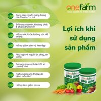 Sữa Thực Vật Organic Chứa Đông Trùng Tảo Xoắn Bột Rau Củ Quả SUPER GREEN ONEFARM Hộp 400g