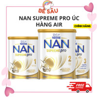 Sữa  thủy phân 1 Nan Supreme Pro Úc 1,2,3 phần 800g cho bé dị ứng đạm bò nhẹ