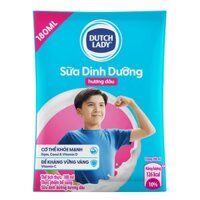 Sữa tiệt trùng Cô Gái Hà Lan hương dâu bịch 220ml