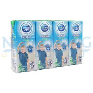 Sữa tiệt trùng Dutch Lady Cao khoẻ lốc 4 hộp x 180ml
