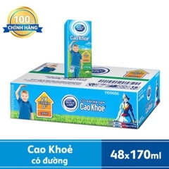 Sữa tiệt trùng Dutch Lady Cao khoẻ lốc 4 hộp x 180ml