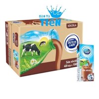 Sữa tiệt trùng Dutch Lady - Cô Gái Hà Lan vị Socola 180ml " GIÁ BÁN ĐÃ TRỪ KHUYẾN MÃI" (thùng 48 hộp)